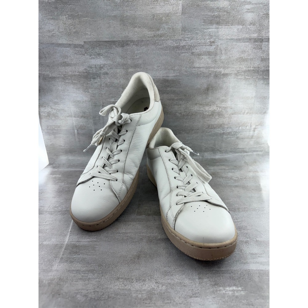 Lotto Leggenda M Autograph Men Sz 10M White Leather Low Top Sneakers Gum Sole